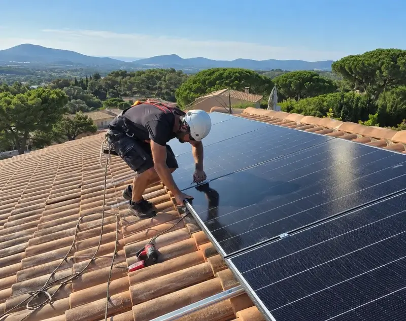 Installateur panneaux solaires Champfromier — pose photovoltaïque sur toiture